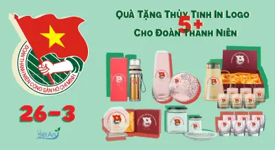 5+ Quà Tặng Thủy Tinh In Logo Làm Quà Lưu Niệm Cho Đoàn Thanh Niên Ngày 26/3