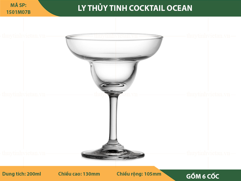 Bộ Ly thuỷ tinh cocktail Ocean